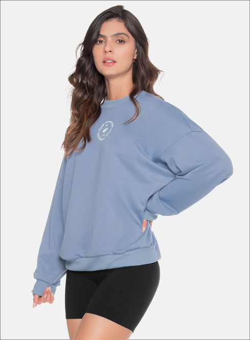 Sudadera Deportiva Mujer Babalú® Azul cielo Unitalla 109503